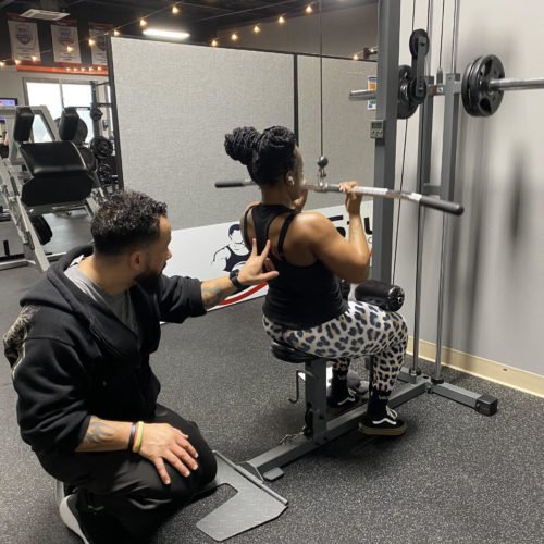 One-on-one private training session at Studio Fit Richmond Hill